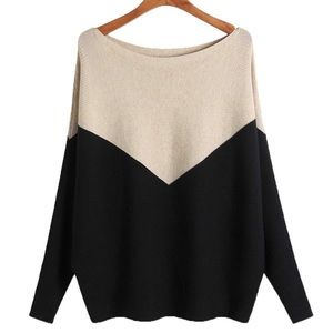 NWOT Ckikiou boatneck sweater